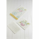 Chilai Home by Alessia Set covorase baie Alacati Yellow, 3 piese