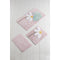 "Ponte Pink" bath mat set, 3 pieces