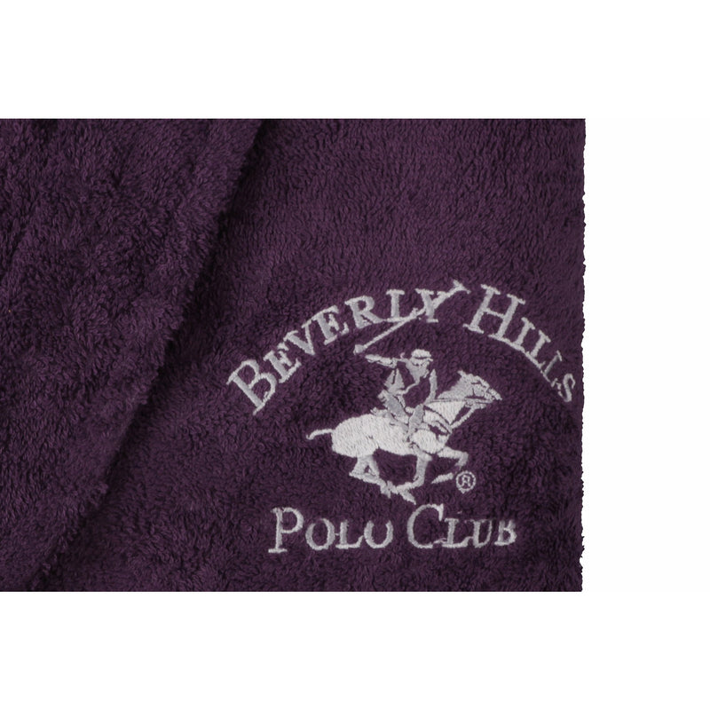 Beverly Hills Polo Club Halat de baie, 100% bumbac, M/L, mov