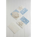 Chilai Home by Alessia Set covorase de baie Deniz Yildizi Blue, 3 piese