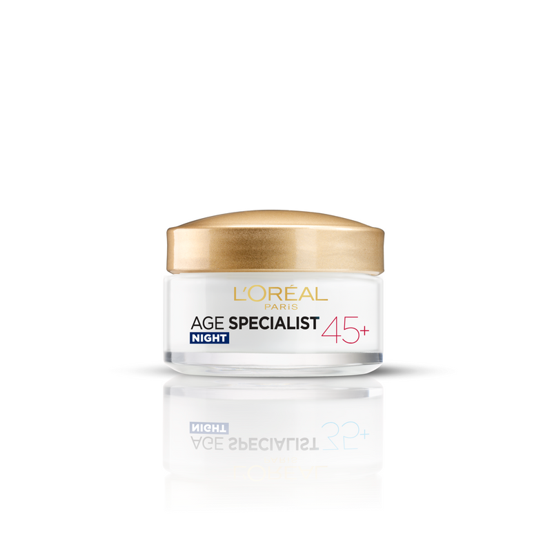 Crema antirid de noapte LOreal Paris Age Specialist 45+,50 ml