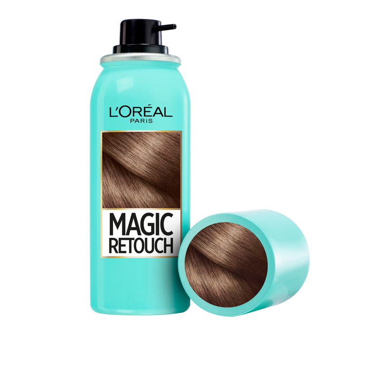 Spray instant LOreal Paris Magic Retouch pentru camuflarea radacinilor crescute intre colorari 3 saten Deschis 75 ml