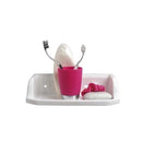 Etajera dreptunghiulara cu ventuze, alba