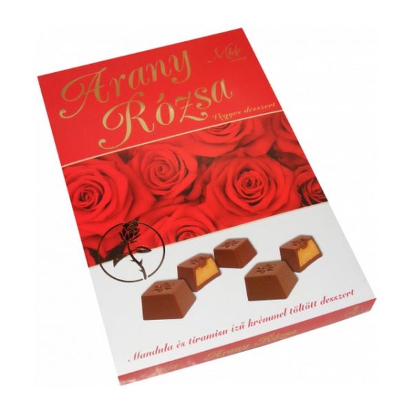Arany Rozsa Praline mixte cu gust de migdale si tiramisu, 136g