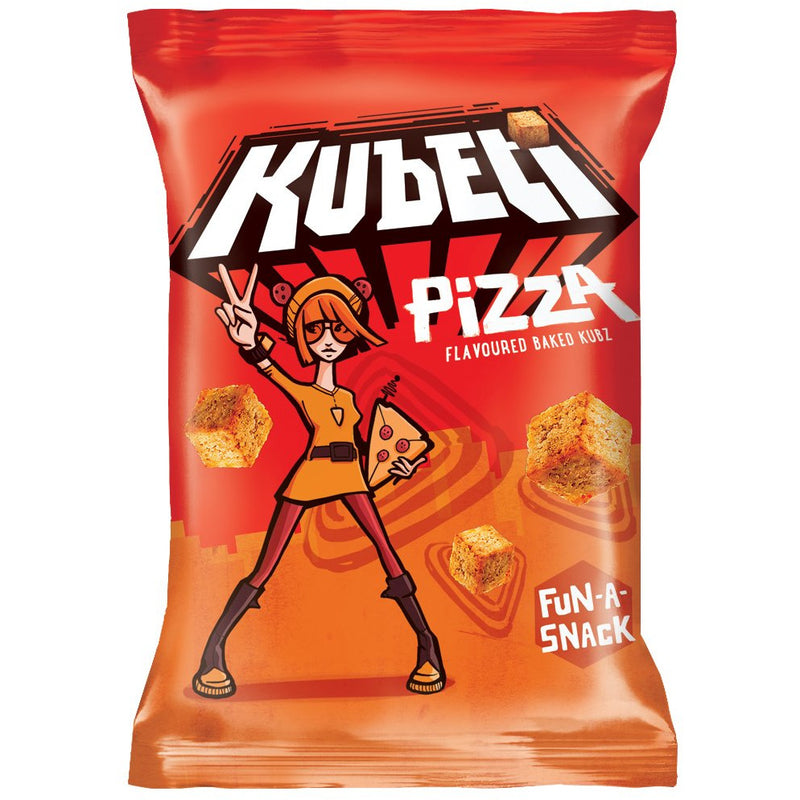 Snacksuri Kubeti Kubz cu aroma de pizza, 35g