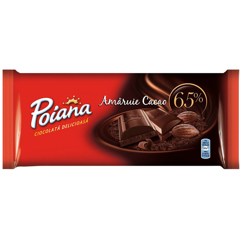Poiana ciocolata amaruie cu cacao 65%