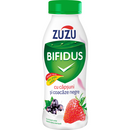 Зузу Бифидус Јогурт за пиће са јагодама и рибизлом, 1.8% масти, 320г
