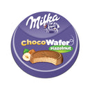 Milka Choco Wafer glasiert mit Schokolade mit Haselnüssen 30g