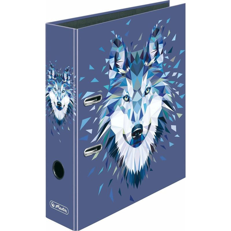 Herlitz Biblioraft maX.file A4 8cm, motiv Wild Animals Wolf