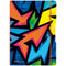 Herlitz Caiet My.Book Flex A4, 2x40 file, dictando+matematica, motiv Neon Art