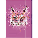 Herlitz Mapa cu elastic A3, motiv Wild Animals Lynx
