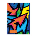 Herlitz Mapa cu elastic A3, motiv Neon Art
