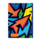 Herlitz Mapa cu elastic A3, motiv Neon Art