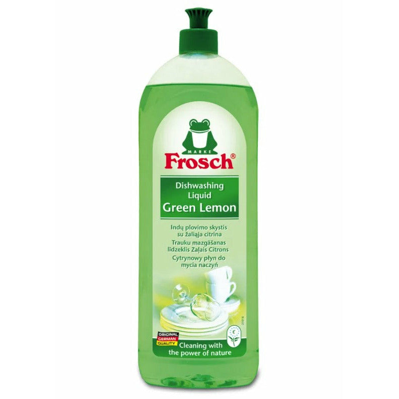 Frosch Detergent lichid de vase cu miros de lamaie verde, 750ml