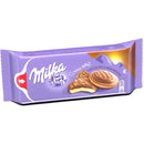 Biscotti Milka Choco Jaffa con mousse al cioccolato, ricoperti con 128g di cioccolato