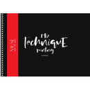 Bloc de desen cu spira A5, 20 file, 240g/mp, coperta neagra