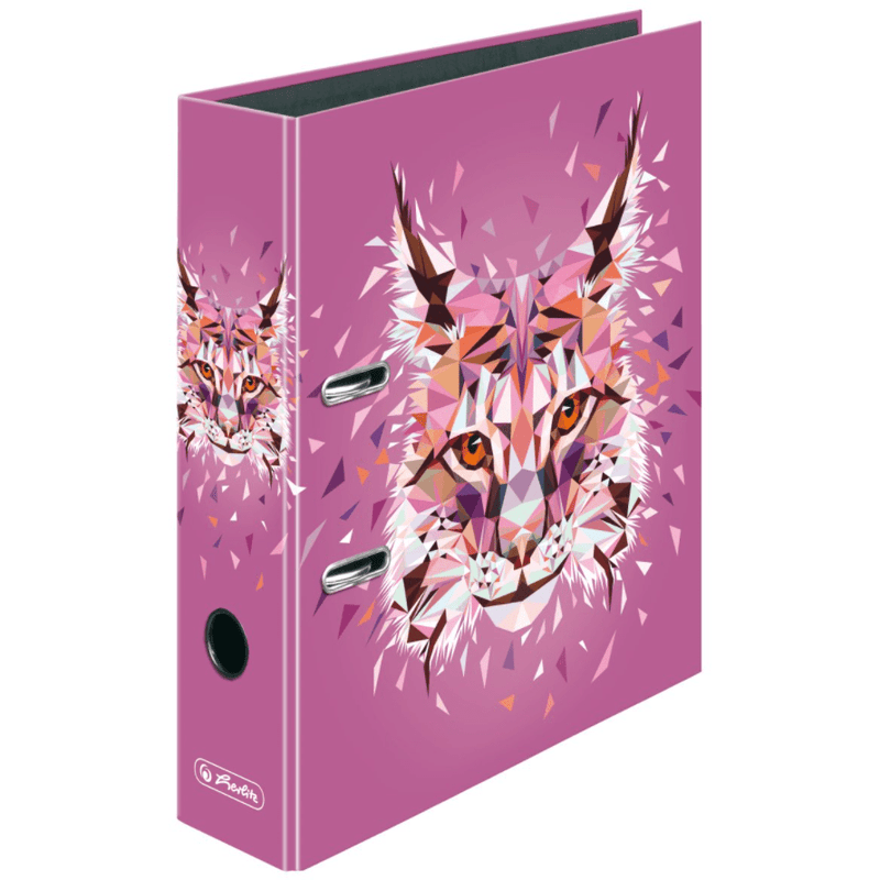 Herlitz Biblioraft maX.file A4 8cm, motiv Wild Animals Lynx