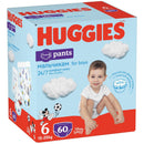 Huggies Pants Box mutandine pannolini taglia 6 Ragazzi, 15-25 kg, 60 pezzi