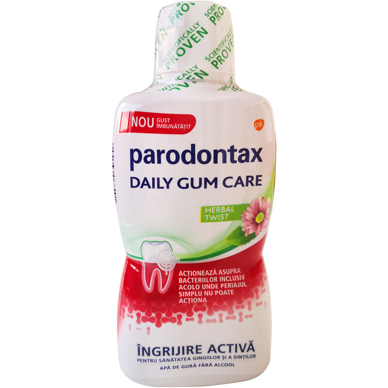 Parodontax Apa de Gura Daily Care Herbal Twist 500ml