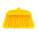 Garden plastic broom head with 12 cm long hair, color: yellow