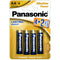 Panasonic Alkaline Power AA batteries, 6 pieces