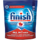 Finish All in One Max Detergent pentru masina de spalat vase, 65 bucati