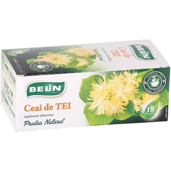 Belin Ceai de tei, 20 pliculete, 40g