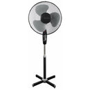 Ventilator cu picior si timer Esperanza EHF001KE Hurricane, 50W, 3 viteze, negru/gri