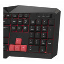 Keyboard Gaming Esperanza EGK201R Tirions, USB, fekete/piros