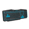 Gaming-Tastatur Esperanza EGK201B Tirions, USB, schwarz / blau