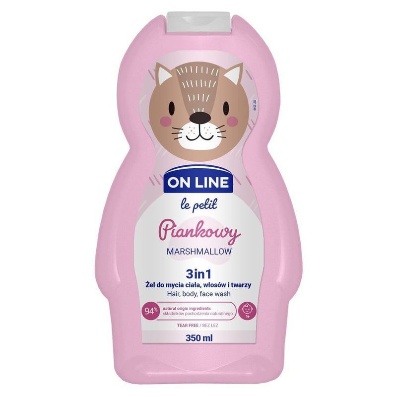 On line Le petit Gel de dus hidratant pentru copii 3 in 1, Marshmallow, 350 ml