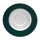 Aura Green porcelain saucer, 15.5 cm, green