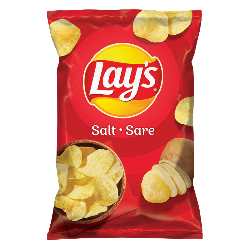 Lays chipsuri din cartofi cu sare 140gr