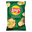 Lays chipsuri din cartofi cu smantana si marar 60gr