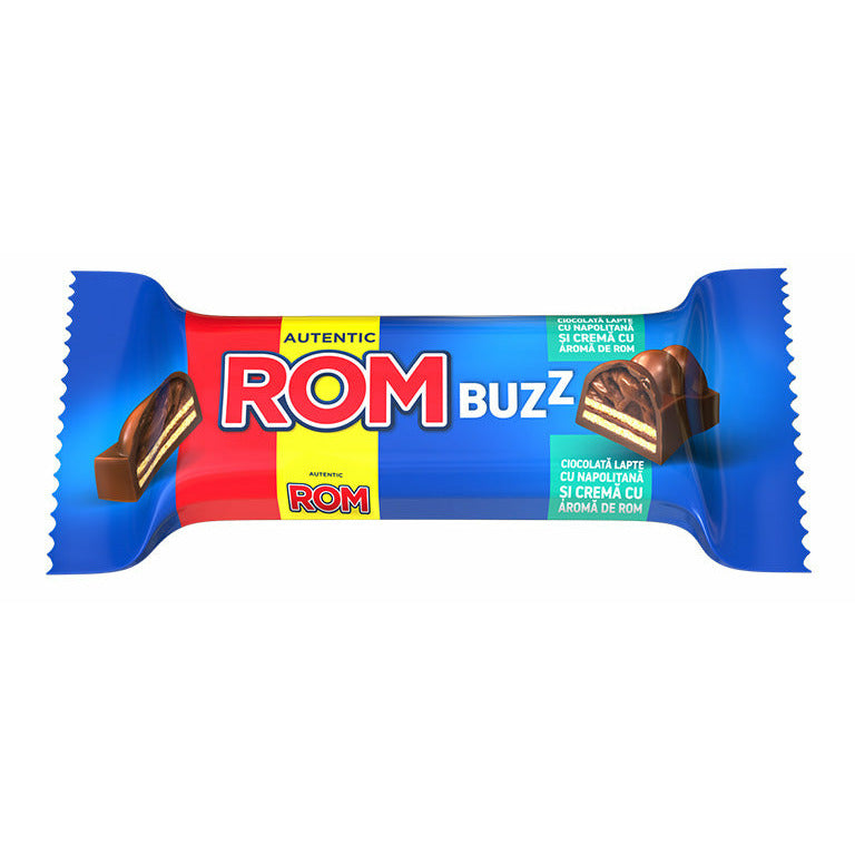 Rom Buzz Napolitana cu crema rom 50g