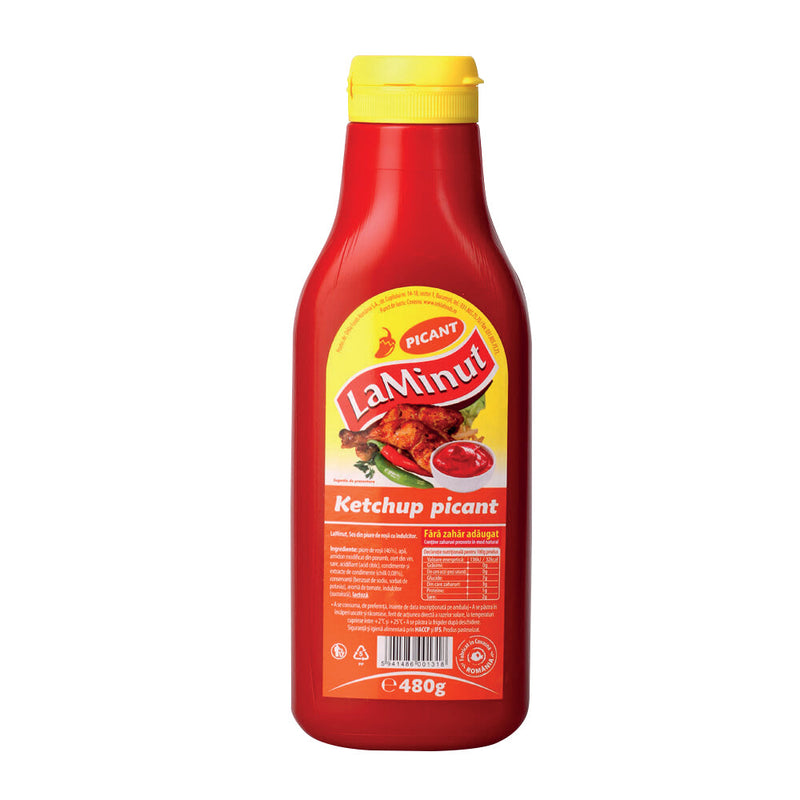 La Minut Ketchup picant 480g