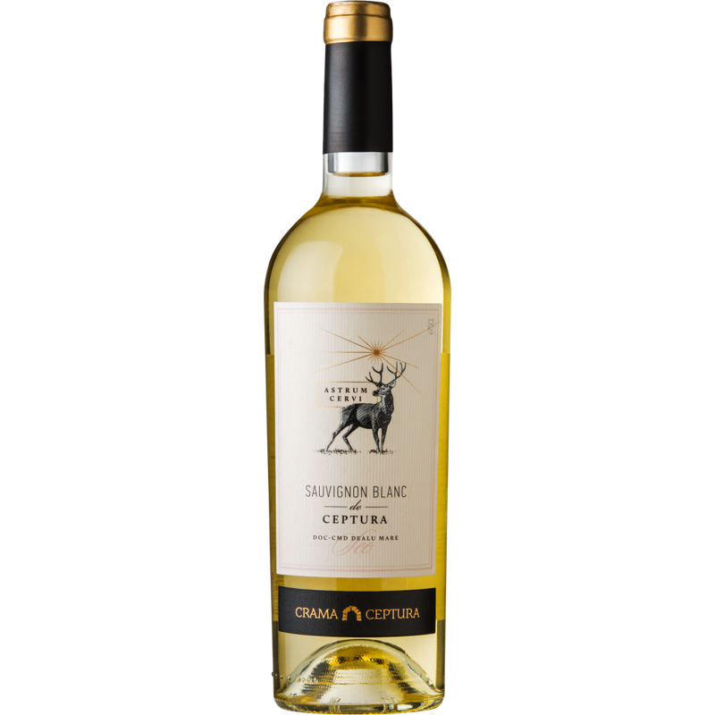 Ceptura Astrum Cervi vin alb Sauvignon Blanc, sec, 0.75l