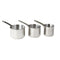 Oti Set of 3 stainless steel kettles, 500/700/1000 ml