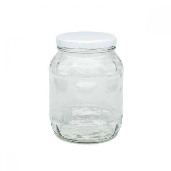 Borcan din sticla cu capac, 1.7L