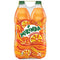 Wonderful carbonated soft drink package with 2x2L orange flavor