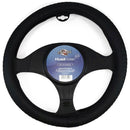 Carmax Husa auto pentru volan din piele sintetica, 37-43cm, negru