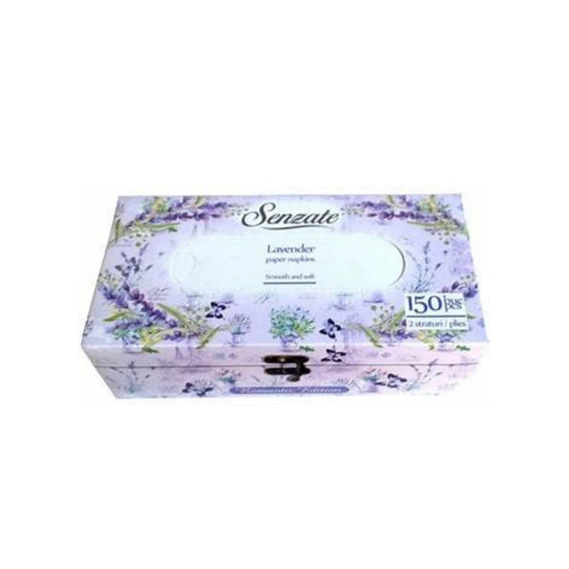 Senzate Romantic Servetele faciale cu parfum de lavanda, 2 straturi, 150 buc.