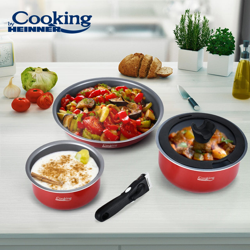 Cooking by Heinner Set de gatit din aluminiu Salsa, 5 piese