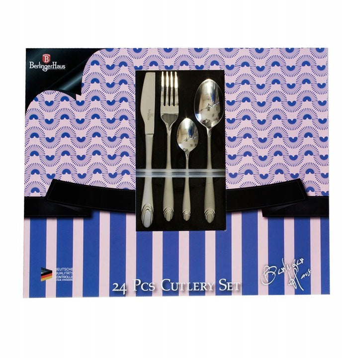 Berlinger Haus Set tacamuri din inox satinat, 24 piese