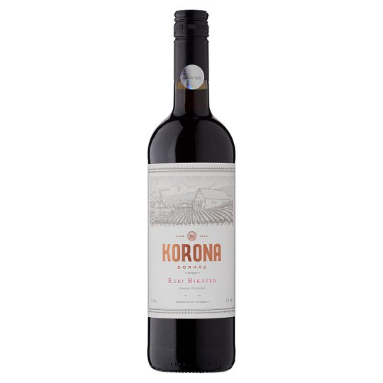 Korona Egri Bikaver vin rosu sec, 0.75L