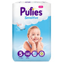 Scutece Pufies Sensitive junior maxi pack 48pcs