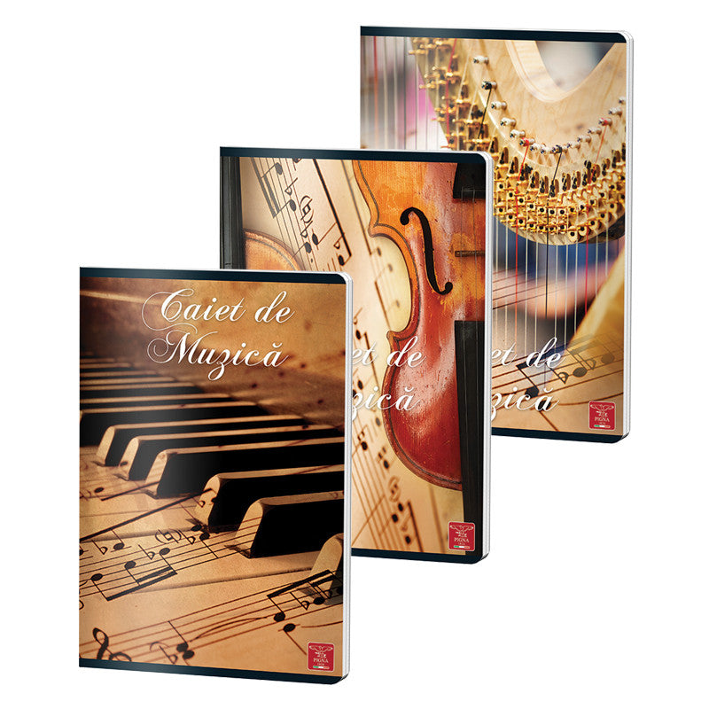 Pigna Caiet muzica A4, 24 file