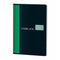 Pigna Uniblack Caiet A4, 60 file, dictando, 230g coperta, 70g interior, cop. verde