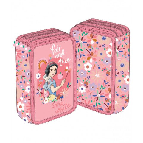 Pigna Penar neechipat cu 3 fermoare, licenta Princess roz pastel