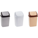 Rectangular trash can with hinged lid Fantasy no. 1, 5L